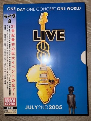 Pink Floyd Reunion + Paul McCartney + U2 Live8 4DVD BOX JAPAN TOBW 3271-4 OVP