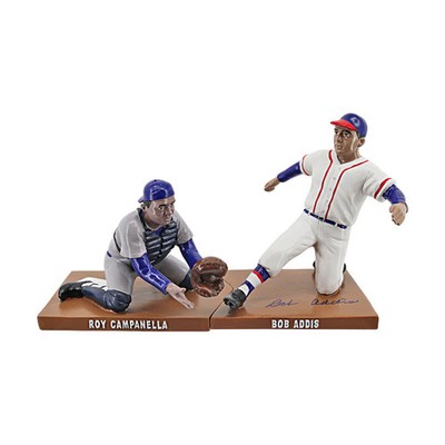 Bob Addis Autographed Signed Hartland 2013 With Roy Campanella Figure #89/100
