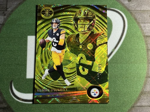 2023 Panini Illusions - Kenny Pickett Yellow Diamond Trophy /299 Steelers