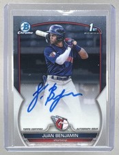 Juan Benjamin 2023 Bowman Chrome #CPA-JBN Auto Rookie 1st RC