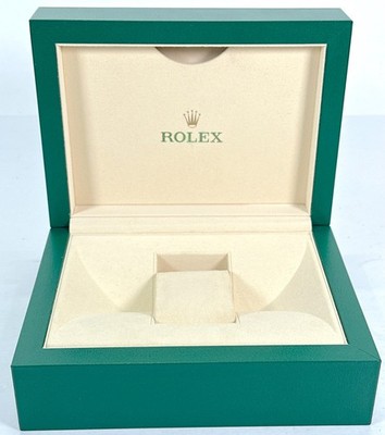 VINTAGE ORIGINAL ROLEX Uhrenbox Gehäuse 39141.01 Grün Wellen Leder 260428004dA