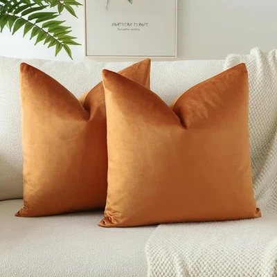 Samt Kissenbezug Kissenhülle Sofakissen Dekokissen Kissenbezüge für Sofa Wohn... - Bild 1 von 4