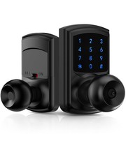 Keyless Entry Door Lock, Keypad Door Lock with Handle, Smart Locks for Front ...