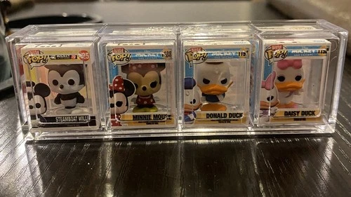 Funko Bitty Pop! Disney Mickey & Friends Set With STEAMBOAT WILLIE #425 *CHASE*