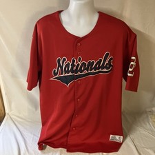 Dynasty  MLB Mens Sewn Stitched Jersey 2XL XXL Washington DC Nationals Free Ship