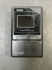 Casio TV-430 Portable TV With 2" Color LCD Screen Analog TV Vintage TURNS ON