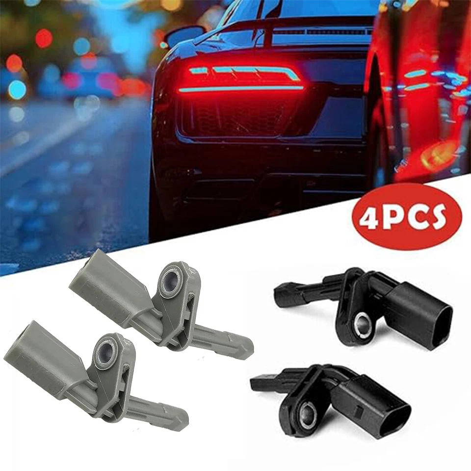 Set of 4 ABS Wheel Speed Sensors for Audi & Volkswagen Bora CC Golf R32 Passat - Image 3 of 4