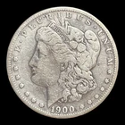 1900-S Morgan Silver Dollar, VF