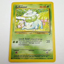 Wizards of the Coast Bulbasaur 67/130 Base Set 2 Regular Common EN 1999 40HP on eBay