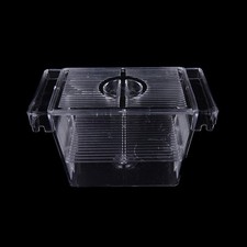 Aquarium Fish Tank Guppy Breeding Breeder Isolation Incubator Trap Box Y f5