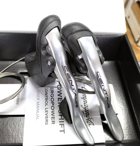 Campagnolo Centaur 2018 2 x 11Speed Ergopower Shifter & Brake Lever Set Silver - Picture 1 of 4