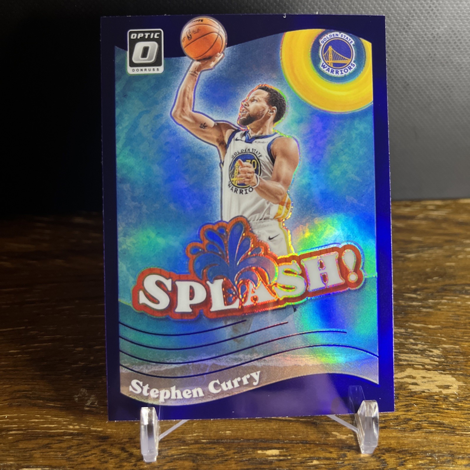 Stephen Curry - 2023-24 Panini Donruss Optic - Splash #8 Purple Prizm
