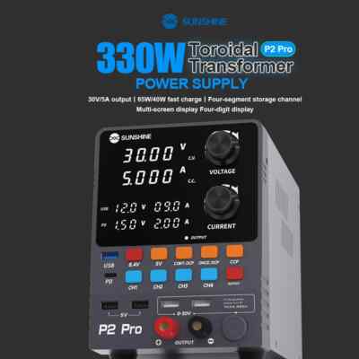 Sunshine P2 Pro 30v 5A 330W Toroidal Transformer Regulated Dc Power Supply