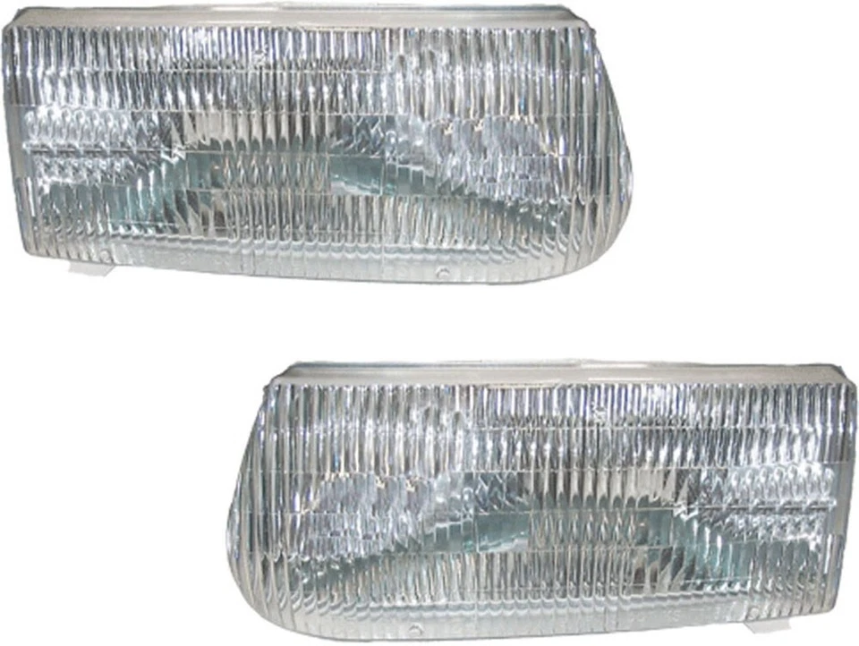 Headlights For Ford Explorer 1995-2000 With Turn Signal Lights Except Sport Foto 3 de 4