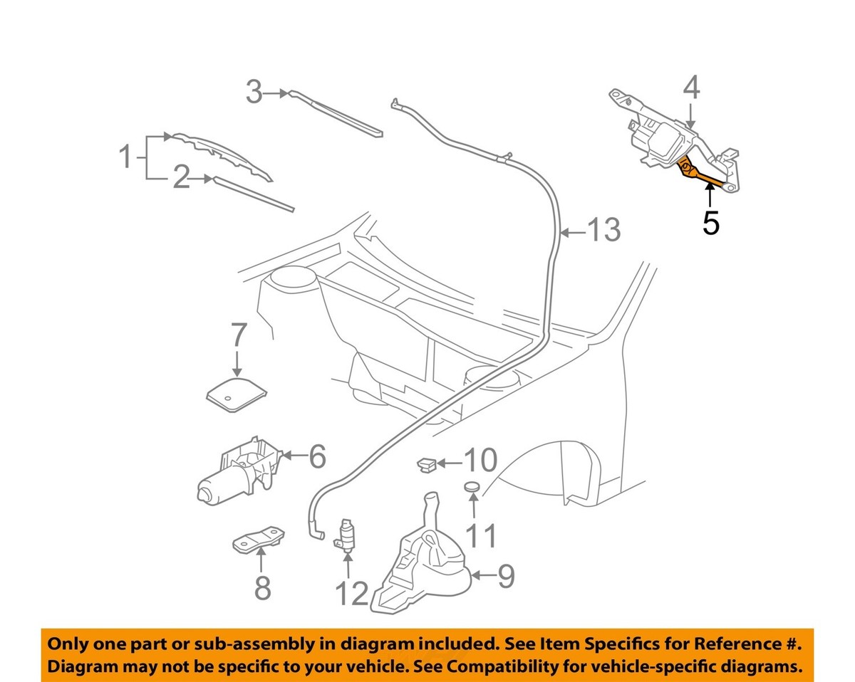 GM OEM-Windshield Wiper Motor Transmission 19120840 | eBay