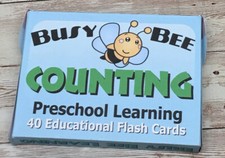 Numbers Counting kit - Busy Bee Preschool Learning - Educational Flash Cards
