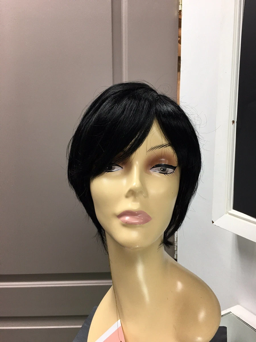 Forever Young TWIGGY Short Layered Pixie Wig Color 1 Black CLOSEOUT SALE