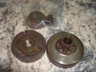Stihl 038 av super clutch and sprocket chainsaw part READ DESCRIPTION