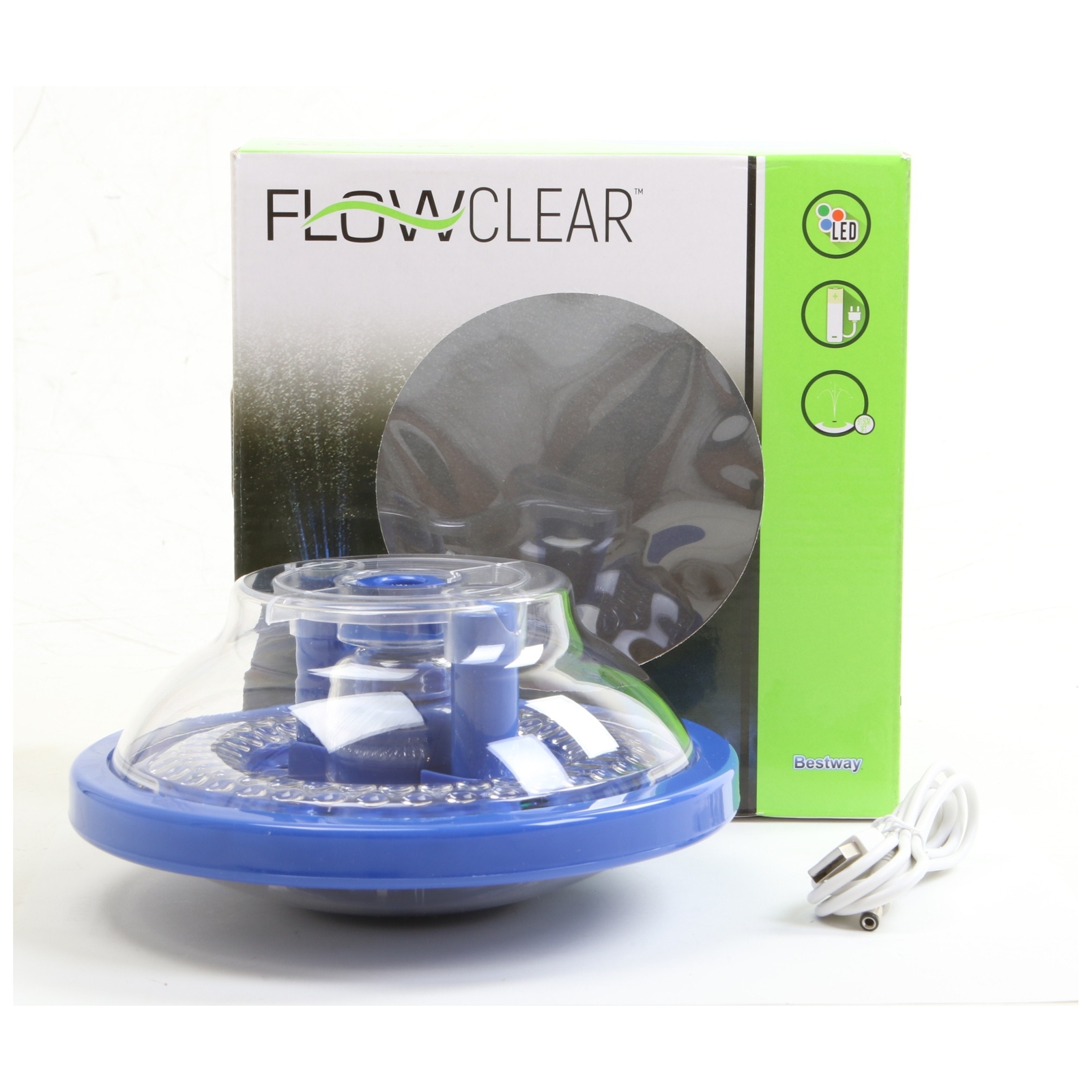 Bestway 58493 Flowclear Flotante LED Iluminado... + Defectuoso (266221)