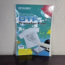 One (1) GFANSY DTF Transfer Film Set Of 50 Sheets A3  11.7" x 16.5" - New
