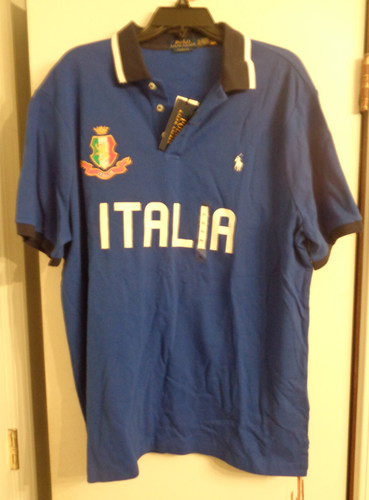 POLO RALPH LAUREN ITALIA 24 CLASSIC FIT SHIRT EXTRA LARGE NWT
