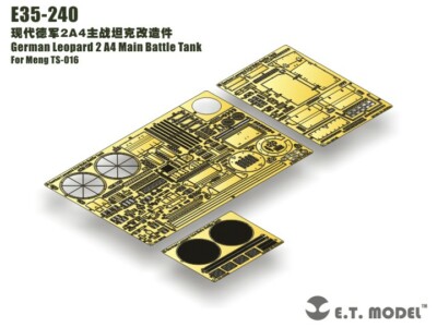 PE für German Leopard 2 A4 Main Battle Tank (FOR MENG), E35-240 ETMODEL, 1/35