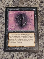 Glyph of Doom - Magic the Gathering MTG Legends English Nice!