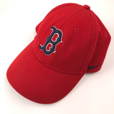Boston Red Sox Nike Hat Red with blue side swoosh