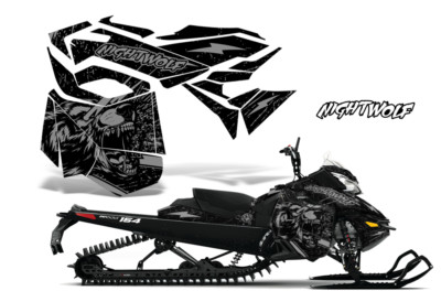 Sled Graphic Decals Stickers For Ski Doo Rev XM Summit 2013-2016 NIGHTWOLF S