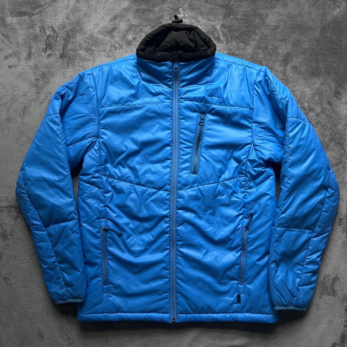 Vintage Y2K Stussy Thermolite Nylon Light Puffer Shell Jacket 