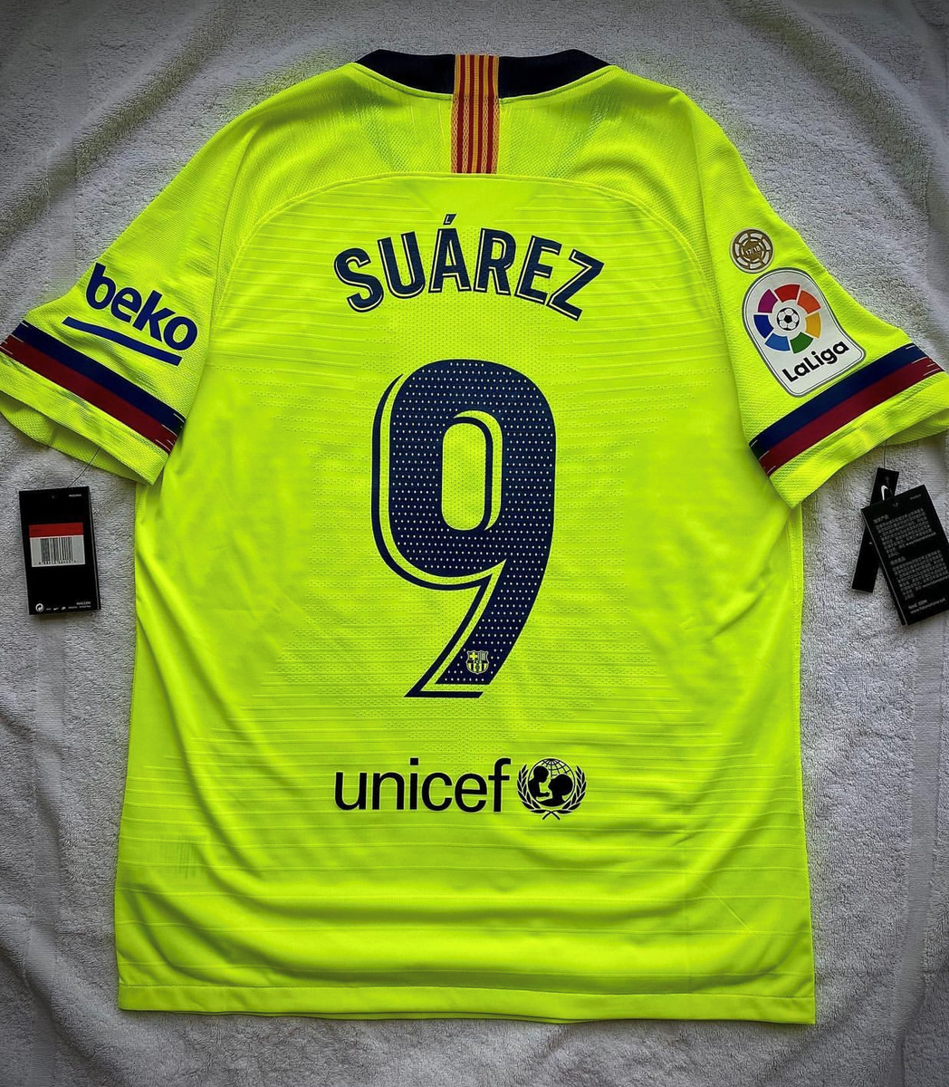 Nike Vaporknit Barcelona away La Liga 2018 2019 Suarez | eBay