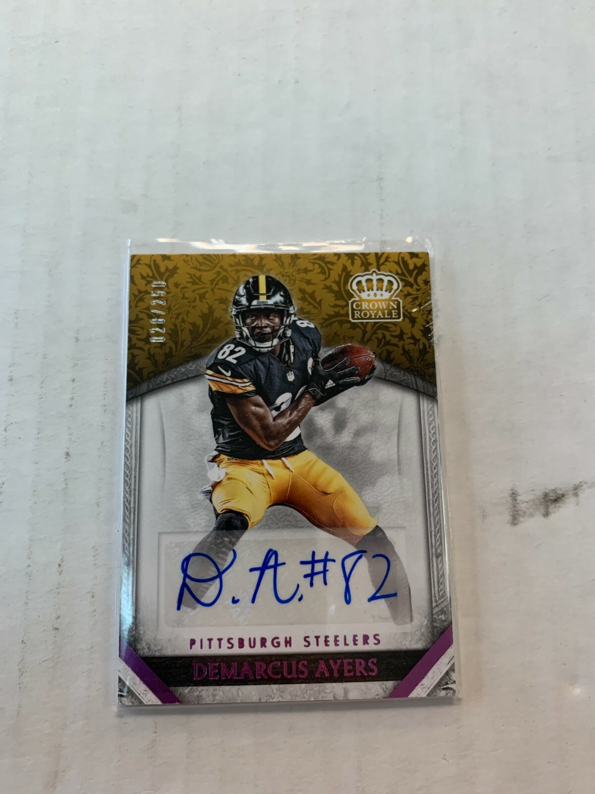 Demarcus Ayers 2016 Preferred Rookie Auto Pink Card #58 Serial #028/250