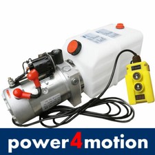 Hydraulikaggregat 7L, Hydraulik Pumpe 12V LED 180bar 2000W LKW, Kipper, Anhänger