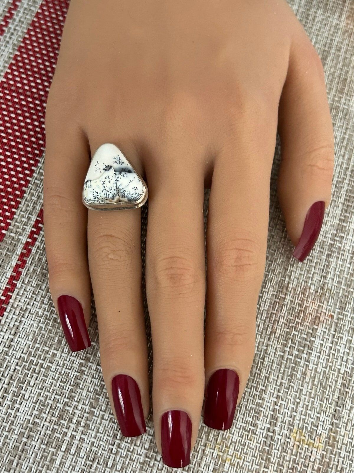 Silver White Ring - image 5