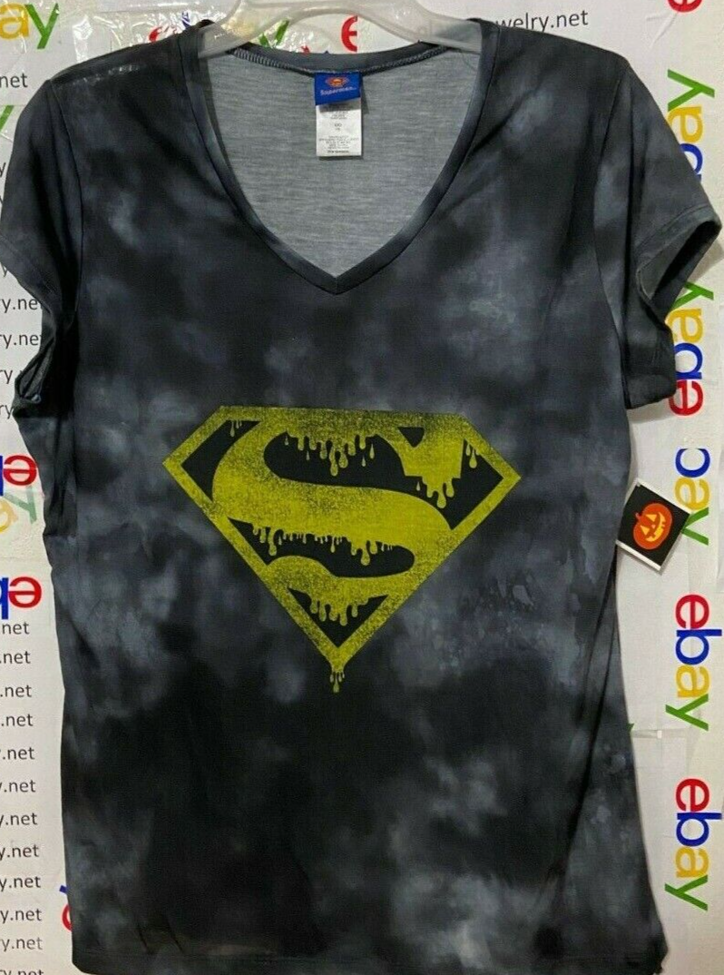 Débardeur Superman Drip - Produit Officiel Warner Bros, Coupe Classique, Léger, Pour Un Look Décontracté