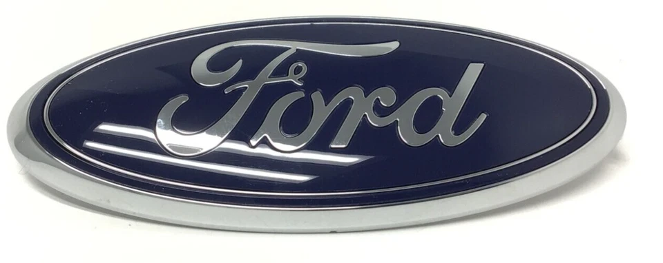 04-09 Ford parrilla puerta trasera Ranger F150 Expedition delantero 9" azul emblema ovalado OEM Foto 2 de 4