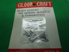 Gloor Craft HO #824 Antenna Bracket and Transmitters, PRR