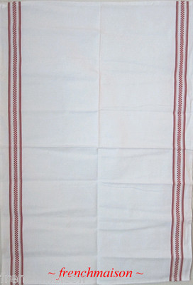 Winkler - Torchon - Torchon de cuisine - Chiffons de nettoyage - Serviette de cuisine - Torchon à vaisselle - Torchon de cuisine 100% Coton - 48 x 72 - Ecru - Facade