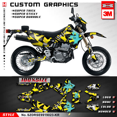 Kungfu Graphics Custom Decal Kit for Suzuki DRZ 400 SM DRZ400