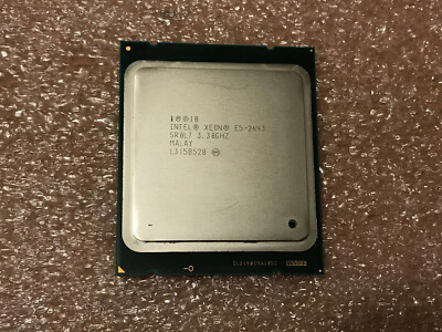 Intel Xeon E5-2643 3.3 GHz Quad Core CPU LGA2011 * Sandy Bridge * Used
