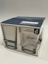 Home Essentials Set of 4 7oz Juice Glasses, Open Box