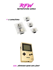 Nintendo Game boy Light SMD Nichicon and Panasonic Capacitor kit - Repair Recap