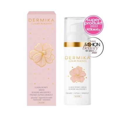 DERMIKA Luxurious Night Cream   Youth Elixir for Face/Neck/Décolleté 50ml
