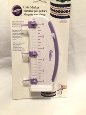 Wilton Cake Marker White Plastic Adjustable New in Package
