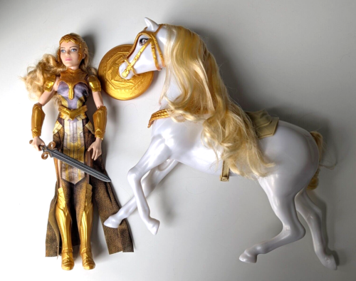 Mattel Wonder Woman Movie Queen Hippolyta with Horse 12" Action Doll Set