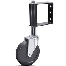 Gate Wheels for Wooden Gate, Spring Loaded Gate Caster Heavy Duty for Wood Metal