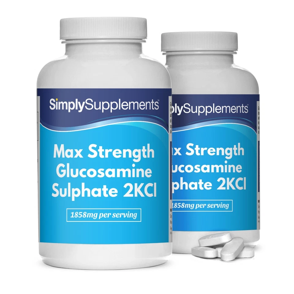 Sulfate de Glucosamine 2KCI Extra Fort - 360 Comprimés - SimplySupplements