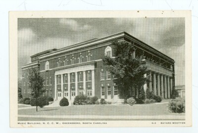 Greensboro, North Carolina, Music Building, N.C.C.W. (GreensboroNC30