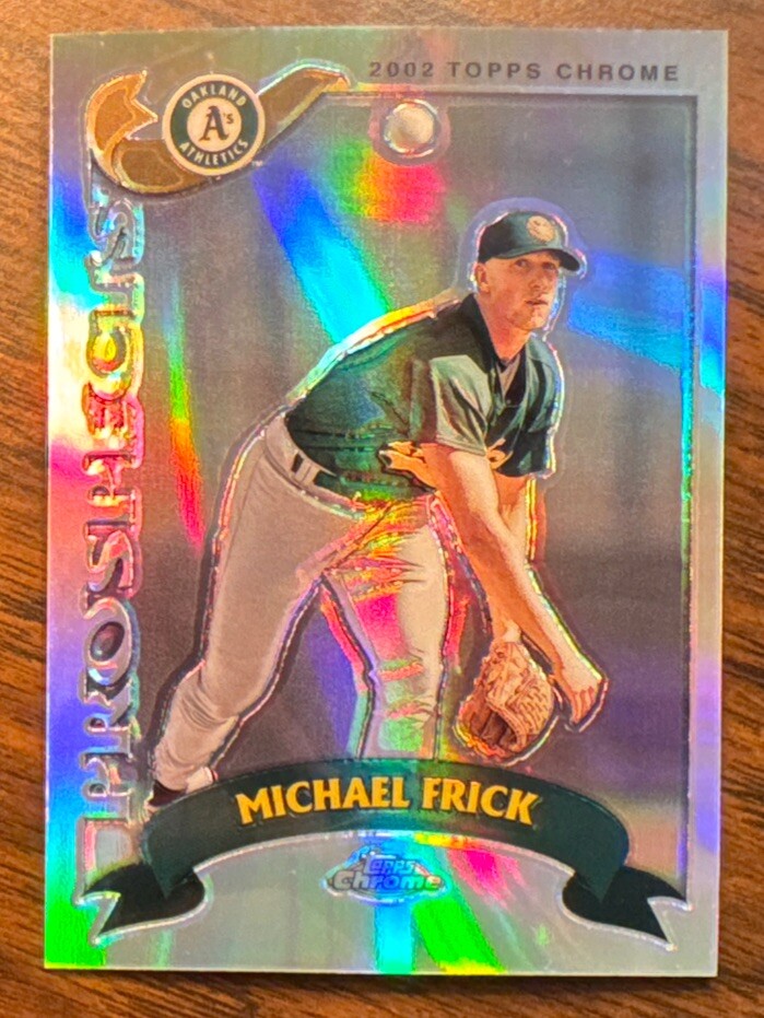 Michael Frick 2002 Topps Chrome Traded Refractors #T258