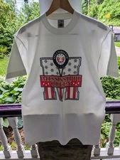 Vintage 90s Mississippi Queen Steamboatin Tourist T-Shirt*Large*USA*Heavy Cotton